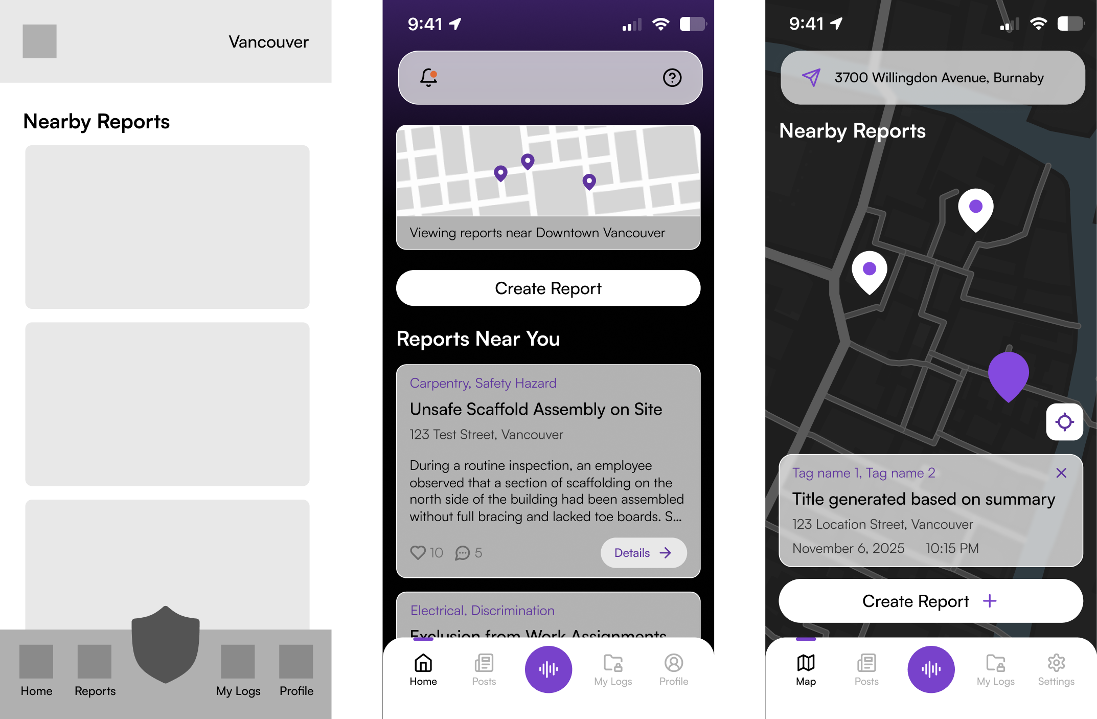 Recording and posting flow before and after