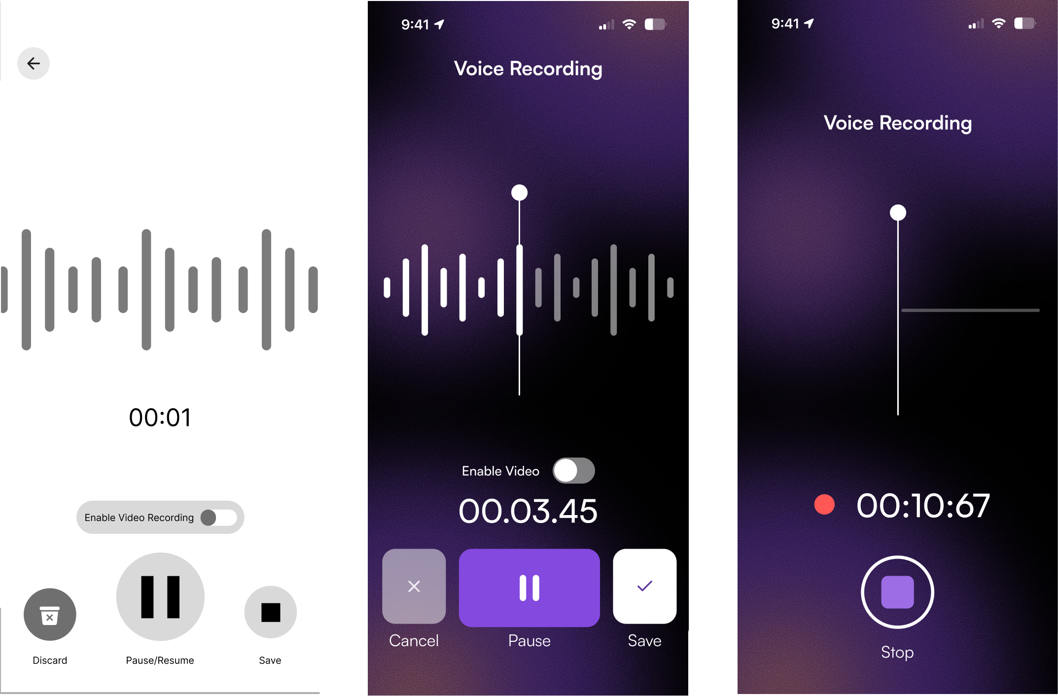 Simplifying the recording experience