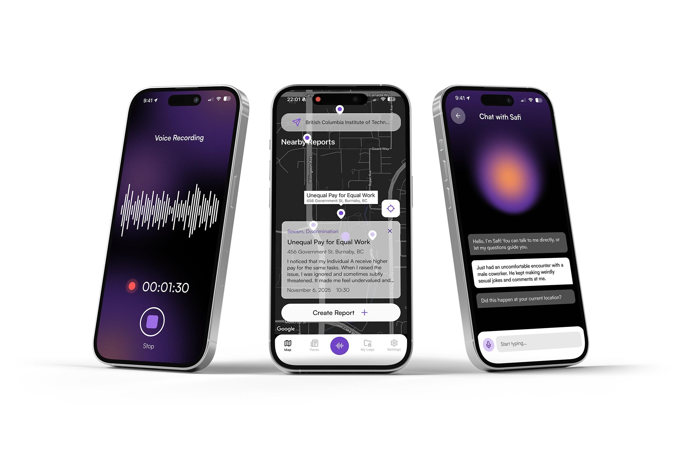 SafeSpace app on multiple devices